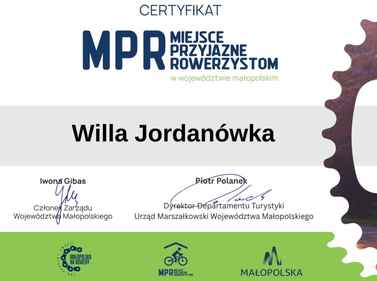 Miejsce przyjazne rowerzystom